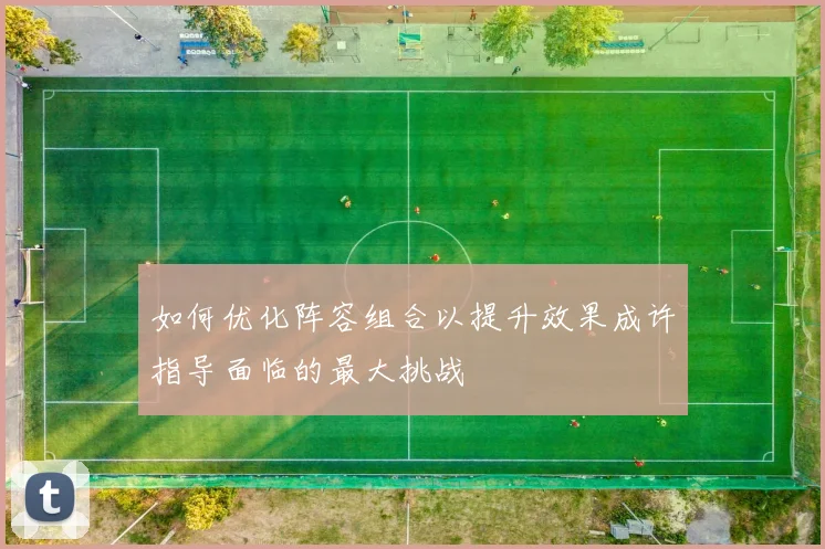 如何优化阵容组合以提升效果成许指导面临的最大挑战